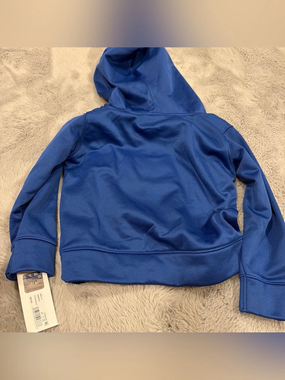 NFL New York Giants Kids Royal Blue Hooded Sweatshirt